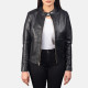 Rave Black Leather Jacket